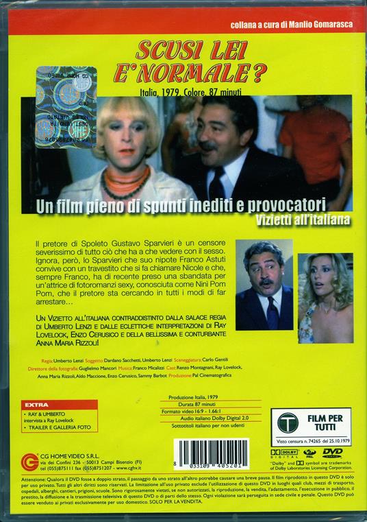 Scusi, lei è normale? di Umberto Lenzi - DVD - 2