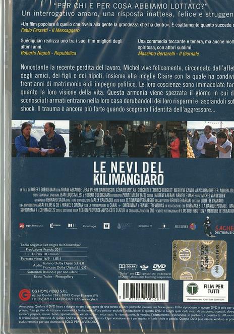 Le nevi del Kilimangiaro di Robert Guédiguian - DVD - 2