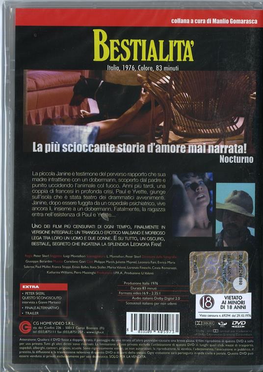 Bestialità di Peter Skerl - DVD - 2
