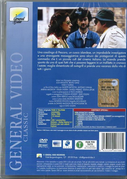 Pane e tulipani di Silvio Soldini - DVD - 2