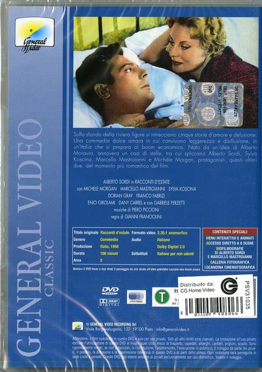 Racconti d'estate di Gianni Franciolini - DVD - 2