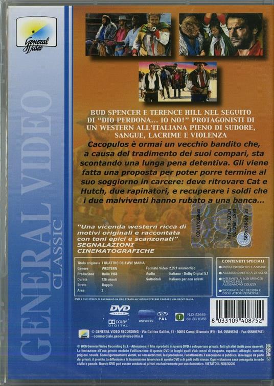 I quattro dell'Ave Maria di Giuseppe Colizzi - DVD - 2