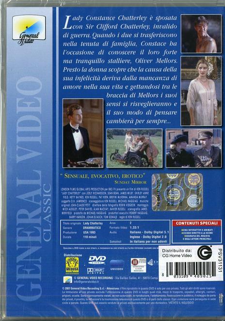 Lady Chatterley di Ken Russell - DVD - 2
