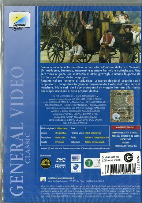 La maschera di Fiorella Infascelli - DVD - 2