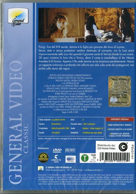 La puttana del Re di Axel Corti - DVD - 2