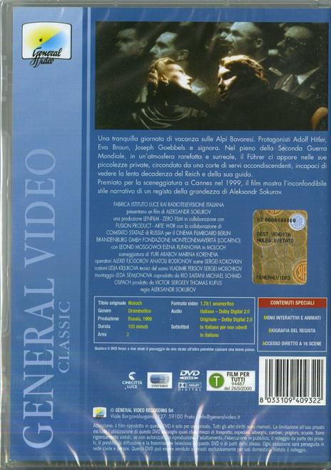 Moloch di Aleksandr Sokurov - DVD - 2