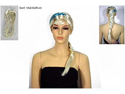 -Parruccha Elsa Frozen Regina Ghiaccio