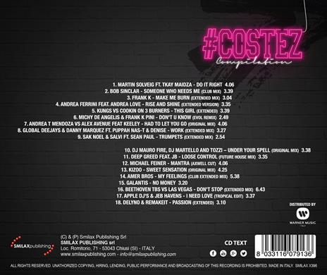 #CostezCompilation - CD Audio - 2