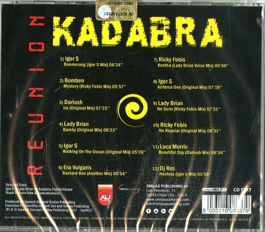 Kadabra Reunion - CD Audio - 2