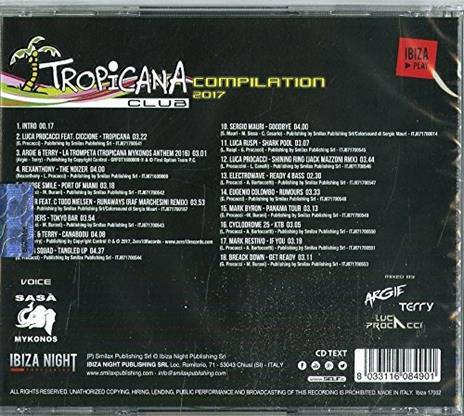 Tropicana Club Compilation - CD Audio - 2