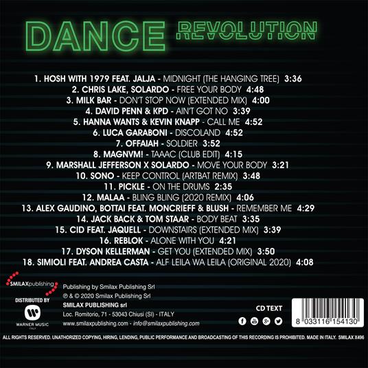 Dance Revolution vol.1 - CD Audio - 2