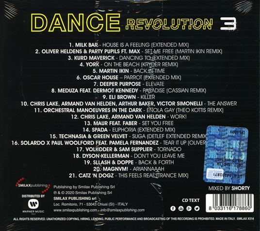 Dance Revolution 3 - CD Audio - 2
