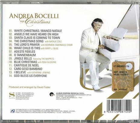 My Christmas - CD Audio di Andrea Bocelli - 2