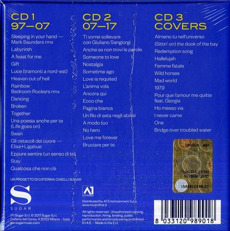 Soundtrack 97-17 (Digibook) - CD Audio di Elisa - 2