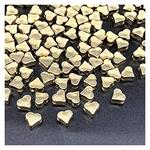 Fabbricazione di perline 100/200/300/50/500/300/400 / 500pcs Circa 6 mm argento dorato perline a forma di cuore a forma di cuore perline acriliche FAI DA TE Gioielli che fanno perle del pendente . per