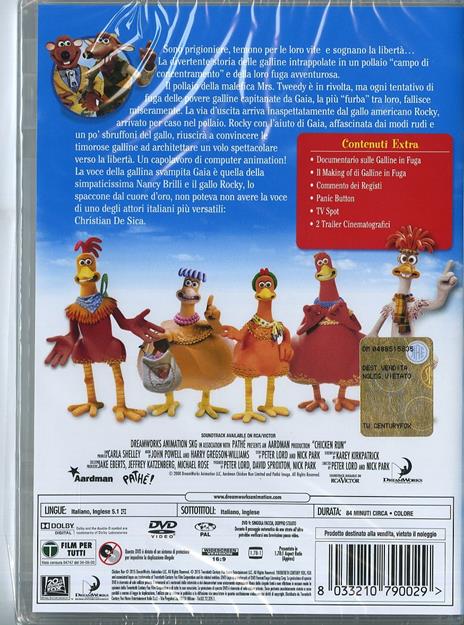 Galline in fuga di Nick Park,Peter Lord - DVD - 2