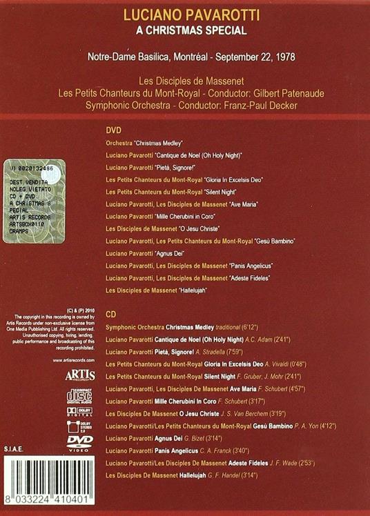 A Christmas Special - CD Audio + DVD di Luciano Pavarotti - 2