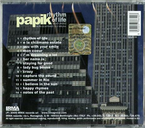 Rhythm of Life - CD Audio di Papik - 2