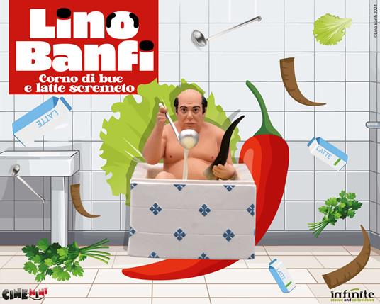 Lino Banfi Corno Di Bue Pvc Cinemini Pvc Mini Figura Infinite Statue