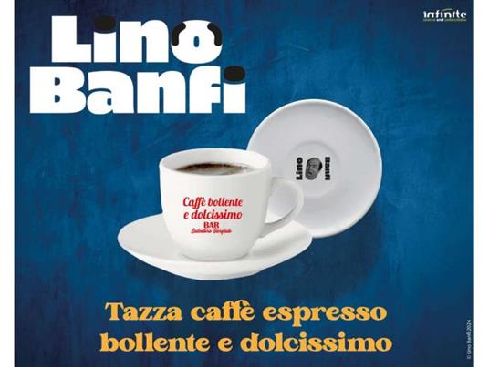 Lino Banfi Espresso Tazza Set Tazza Infinite Statue