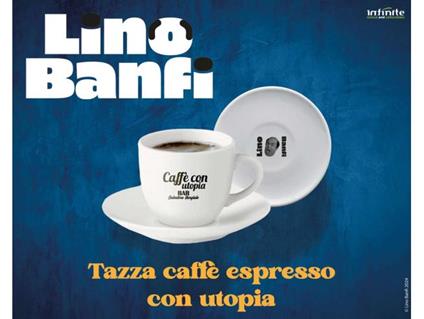 Lino Banfi Caffe Con Utopia Espresso Tazza Tazza Infinite Statue