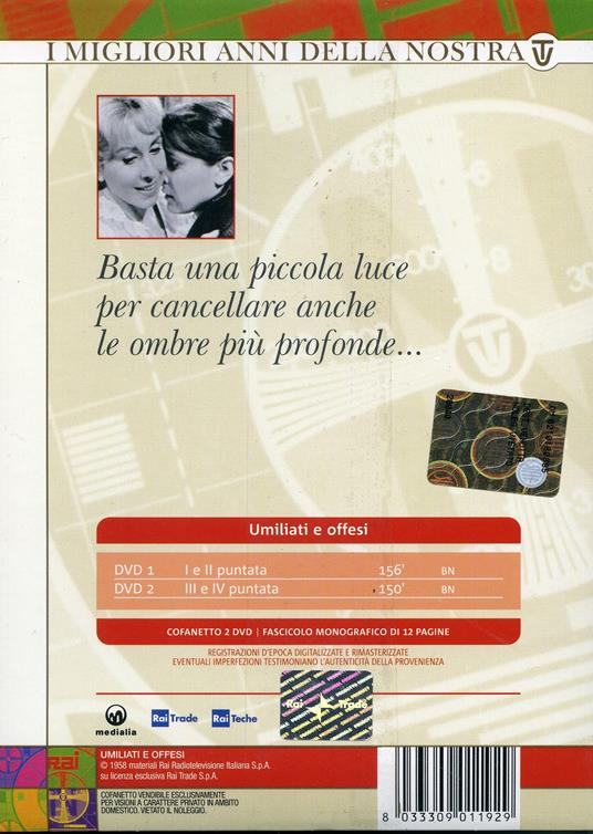 Umiliati e offesi (2 DVD) di Vittorio Cottafavi - DVD - 2