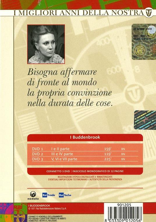 I Buddenbrook (3 DVD) di Edmo Fenoglio - DVD - 2