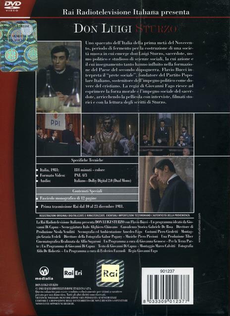 Don Luigi Sturzo (2 DVD) di Giovanni Fago - DVD - 2