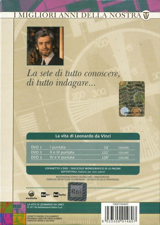Leonardo (3 DVD) di Renato Castellani - DVD - 2