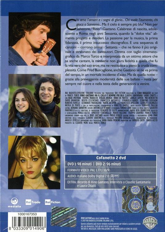 Rino Gaetano. Ma il cielo è sempre più blu (2 DVD) di Marco Turco - DVD - 2