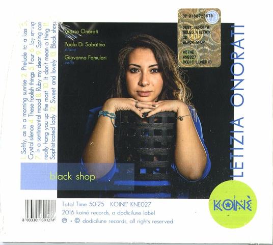 Black Shop - CD Audio di Letizia Onorati - 2