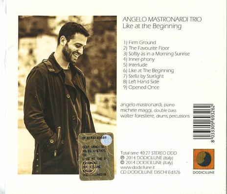 Like at the Beginning - CD Audio di Angelo Mastronardi - 2