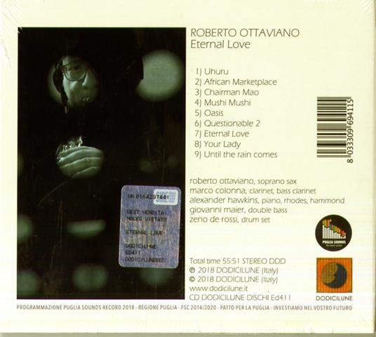 Eternal Love - CD Audio di Roberto Ottaviano - 2