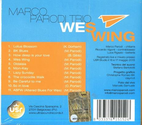 Wes Wing - CD Audio di Marco Parodi - 2