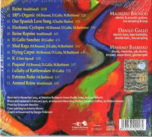 Extrema Ratio - CD Audio di Maurizio Brunod,Massimo Barbiero,Danilo Gallo - 2
