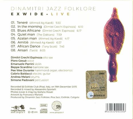Exwide. Live - CD Audio di Dinamitri Jazz Folklore - 2