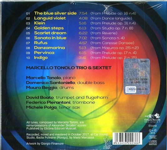Skrjabin in Jazz - CD Audio di Marcello Tonolo - 2