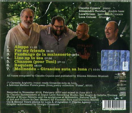 Molineddu - CD Audio di Claudio Cojaniz,Second Time - 2