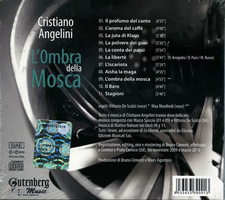 L'ombra della mosca - CD Audio di Cristiano Angelini - 2