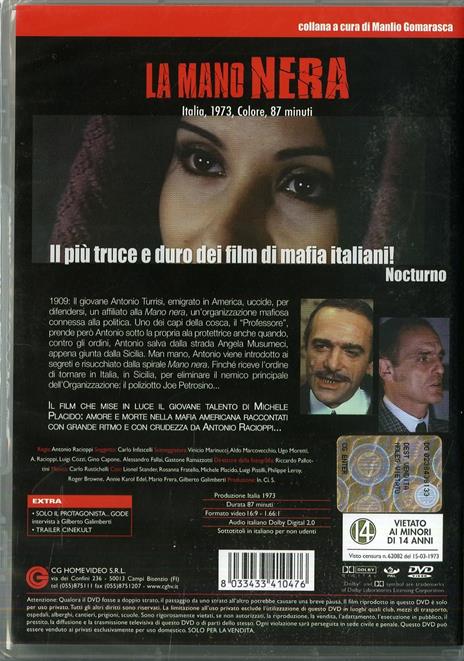 La mano nera prima della Mafia... più della Mafia di Antonio Racioppi - DVD - 2
