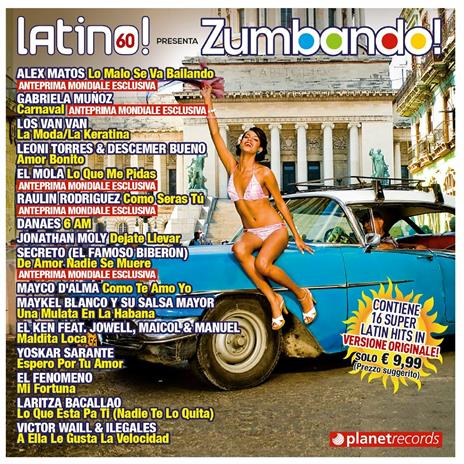 Latino 60 presenta Zumbando! - CD Audio