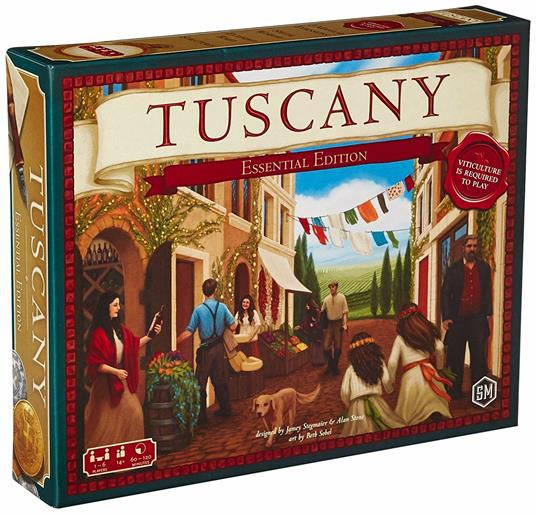 Viticulture - Essential Ed.: Esp. Tuscany. Gioco da tavolo