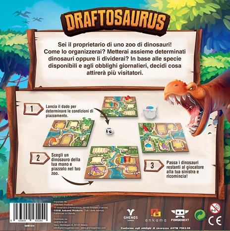 Draftosaurus. Gioco da tavolo - 2