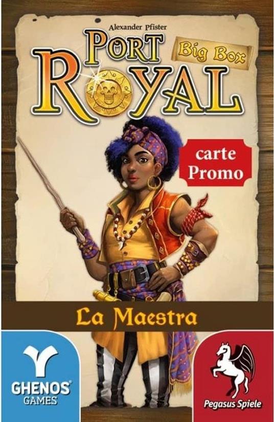Ghenos Games: Port Royal Big Box - La Maestra (Carte Promo)
