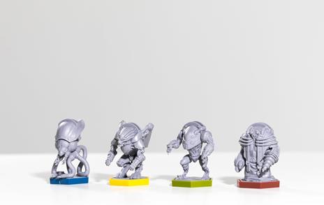 Anachrony - Miniature delle esoarmature - Espansione Miniature 3D per Gioco da Tavolo - 24 Miniature in Plastica Dettagliate - 4