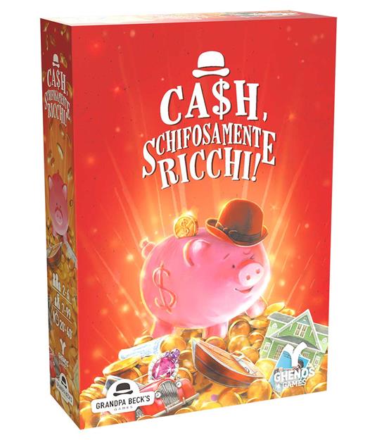 CA$H - Schifosamente Ricchi. Gioco da tavolo