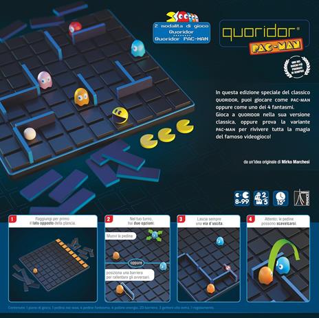 QUORIDOR - Pacman (ITA). Gioco da tavolo - 3