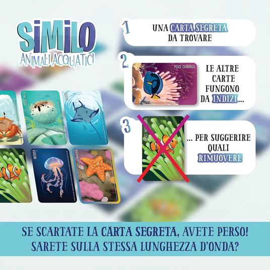 Similo - Animali acquatici. Gioco da tavolo - 5