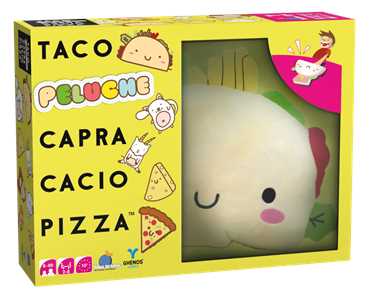 Giocattolo Taco Peluche Gatto Capra Cacio Pizza . Gioco da tavolo Ghenos Games