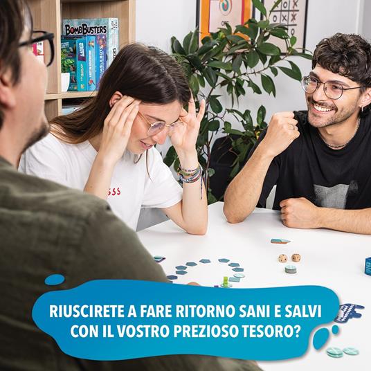 Deep Sea Adventure - Gioco Competitivo per Adulti e Bambini dagli 8 Anni - Gioco da tavolo tascabile - 2-6 Giocatori - 6